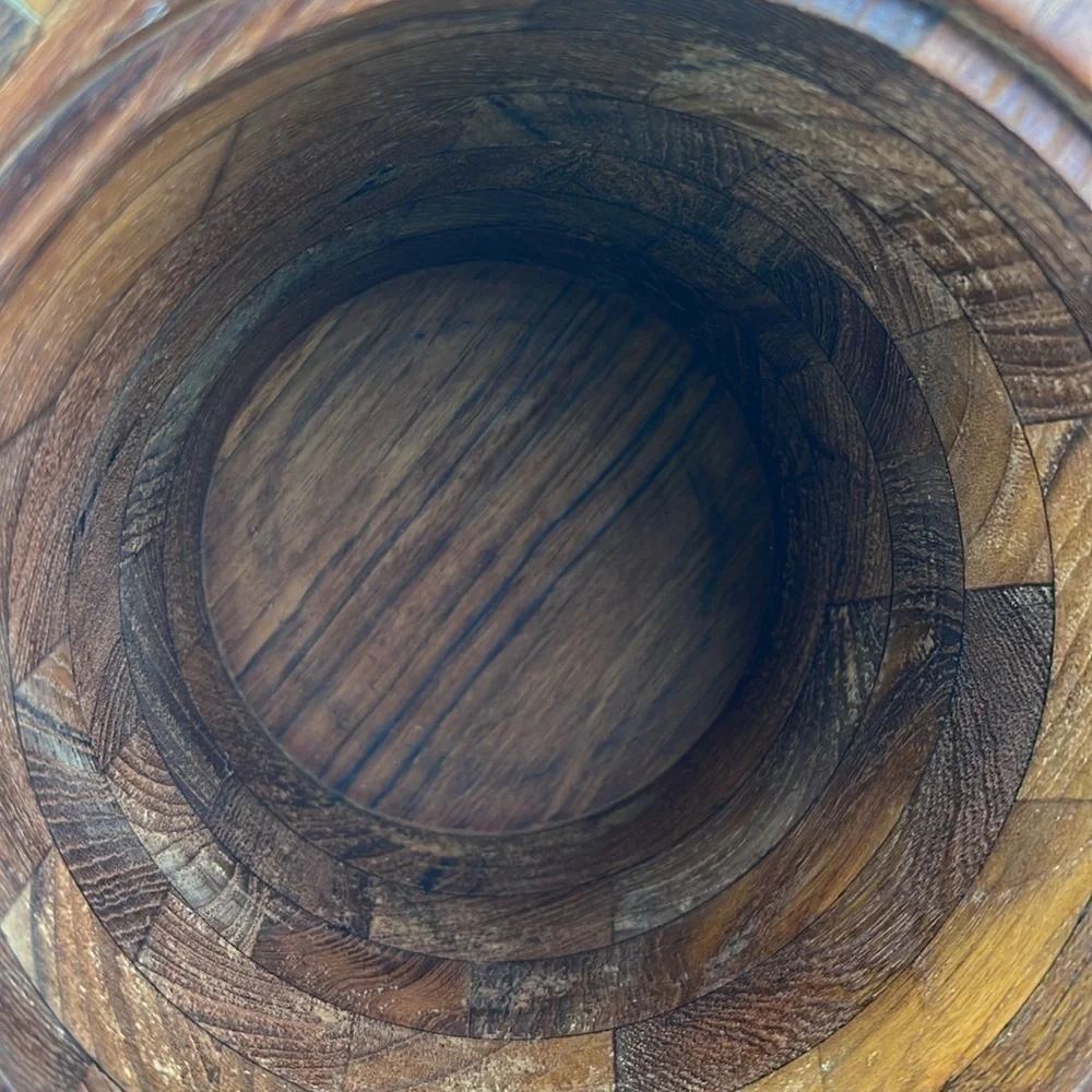 Vintage Ernest Sohn Teak Canister